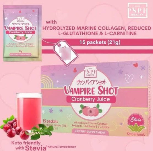 Vampire shot Cranberry