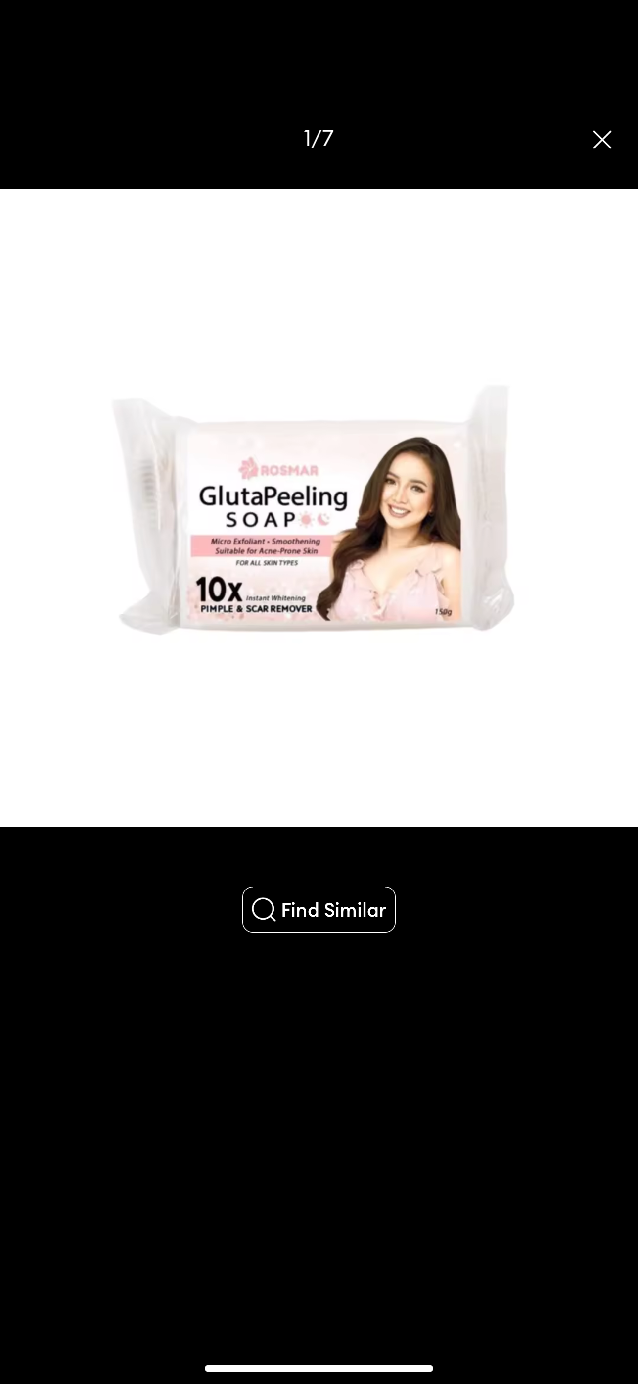 ROSMAR GLUTA PEELING SOAP $10 only!!