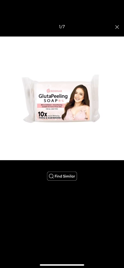 ROSMAR GLUTA PEELING SOAP $10 only!!